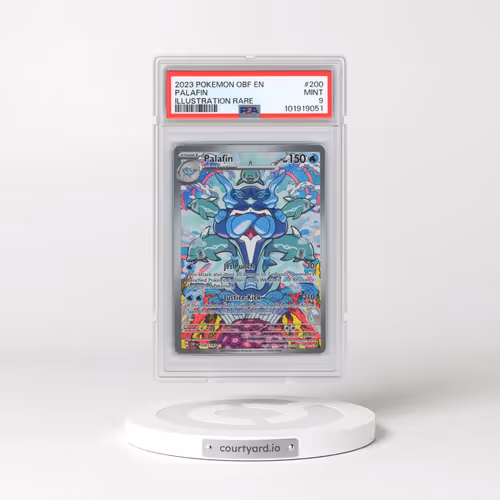 2023 Pokémon Obf EN-Obsidian Flames #200 Palafin - Illustration Rare (PSA 9 MINT)