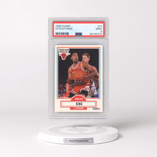 1990 Fleer #27 Stacey King (PSA 9 MINT)