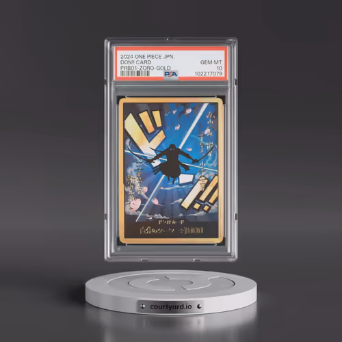 2024 One Piece Japanese PRB01-Premium Booster -One Piece Card the Best Don!! Card - Roronoa Zoro-Gol