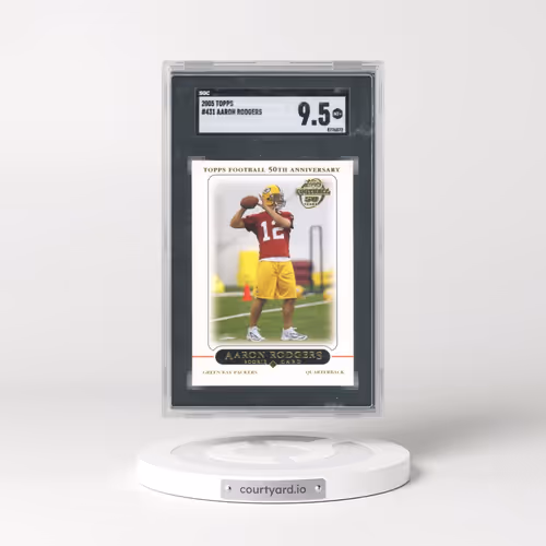 2005 Topps #431 Aaron Rodgers (SGC 9.5 MINT+)