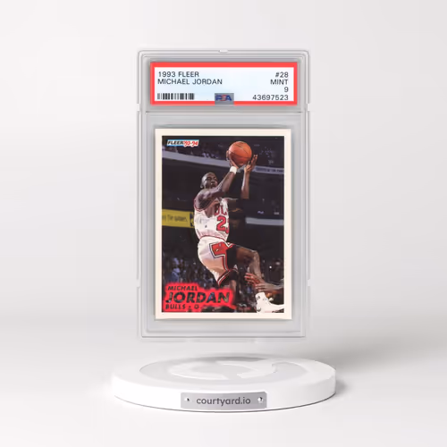 1993 Fleer #28 Michael Jordan (PSA 9 MINT)