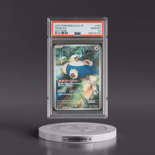 2023 Pokémon Sv2a-Pokemon 151 #181 Snorlax - Art Rare (PSA 10 GEM MINT)