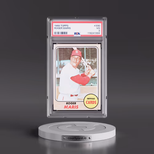 1968 Topps #330 Roger Maris (PSA 3 VG)