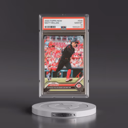 2023 Topps Now #598 Matt Mclain (PSA 10 GEM MINT)