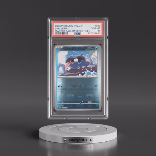 2023 Pokémon Sv2a-Pokemon 151 #090 Shellder - Reverse Holo Master Ball (PSA 10 GEM MINT)