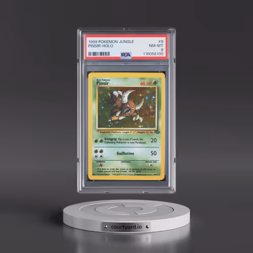 1999 Pokémon Jungle #9 Pinsir - Holo (PSA 8 NM-MT)