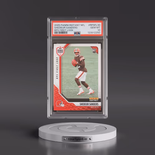 2025 Panini Instant NFL Rps First Look #RPSFL30 Shedeur Sanders (PSA 10 GEM MINT)