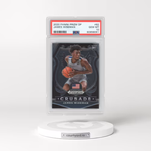 2020 Panini Prizm Draft Picks #82 James Wiseman (PSA 10 GEM MINT)