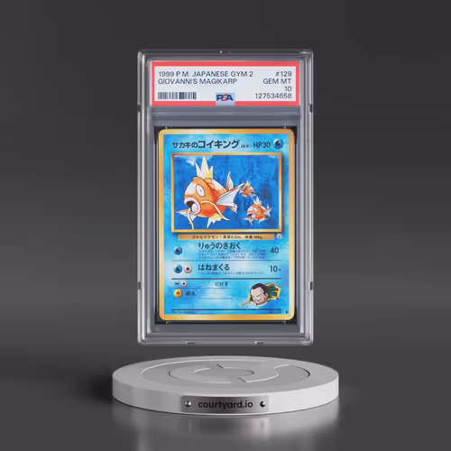 1999 Pokémon Gym 2 #129 Giovanni's Magikarp (PSA 10 GEM MINT)