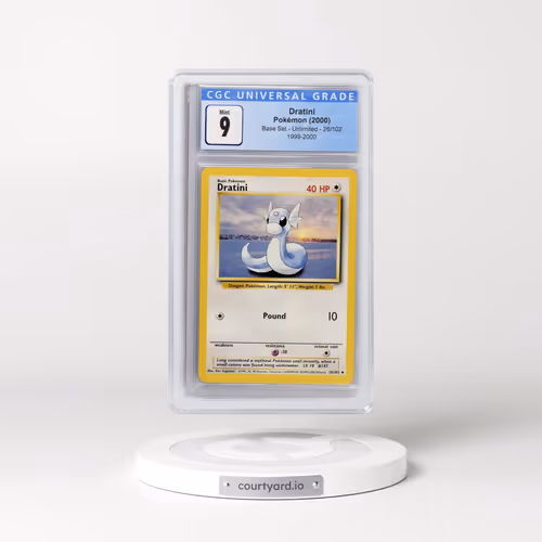 1999 Base Set #26/102 Dratini - 1999-2000 (CGC 9 MINT)