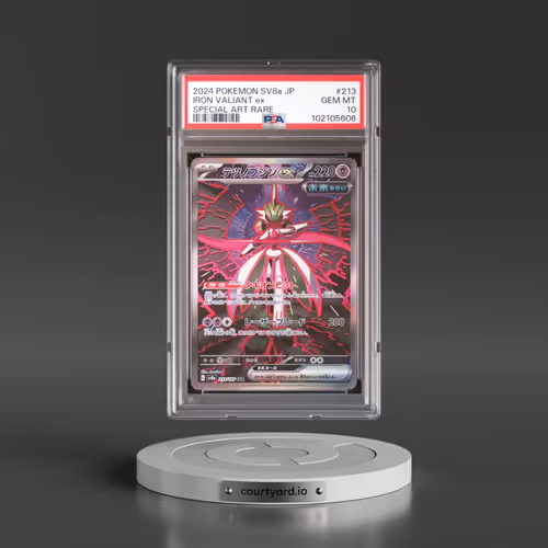 2024 Pokémon Sv8a-Terastal Fest EX #213 Iron Valiant EX - Holo Special Art Rare (PSA 10 GEM MINT)
