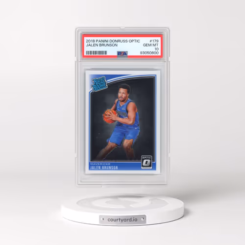 2018 Panini Donruss Optic #179 Jalen Brunson (PSA 10 GEM MINT)