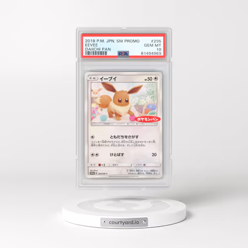 2018 Pokémon SM Promo #295 Eevee - Daiichi Pan (PSA 10 GEM MINT)