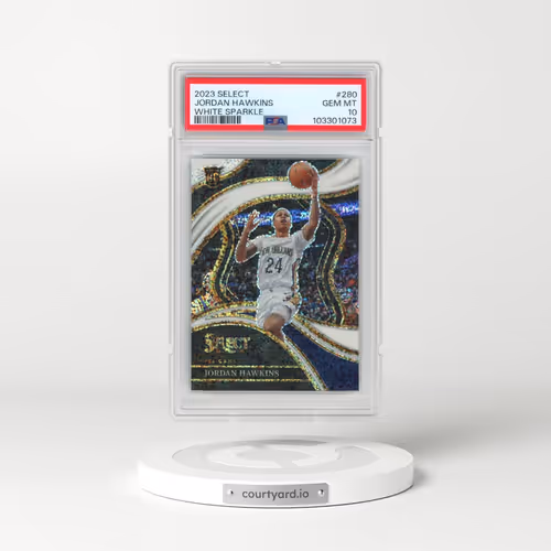 2023 Panini Select #280 Jordan Hawkins - White Sparkle (PSA 10 GEM MINT)