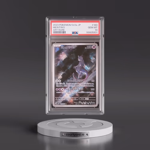 2023 Pokémon Sv2a-Pokemon 151 #183 Mewtwo - Art Rare (PSA 10 GEM MINT)