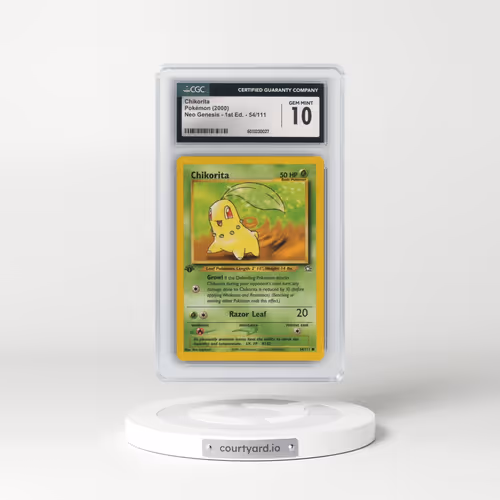 2000 Neo Genesis #54/111 Chikorita - 1st Edition (CGC 10 GEM MINT)
