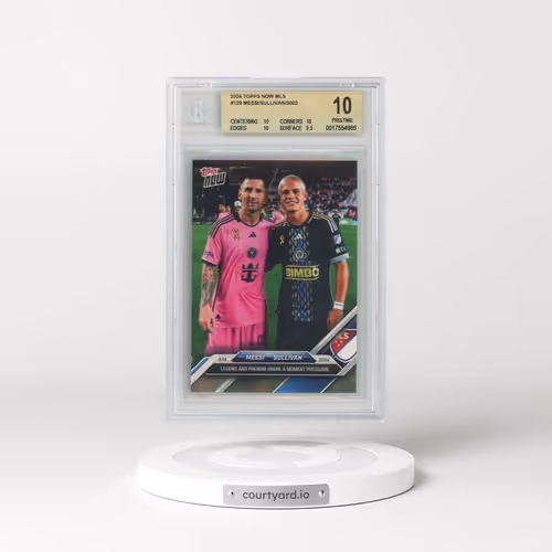 2024 Topps Now MLS #129 Lionel Messi/Cavan Sullivan/5002* (BGS 10 PRISTINE)