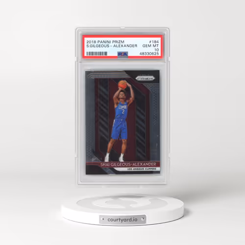 2018 Panini Prizm #184 Shai Gilgeous-Alexander (PSA 10 GEM MINT)