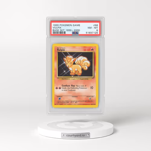 1999 Base Set #68 Vulpix (PSA 8 NM-MT)