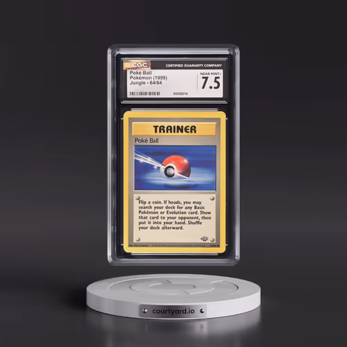 1999 Jungle #64/64 Poké Ball (CGC 7.5 NM+)
