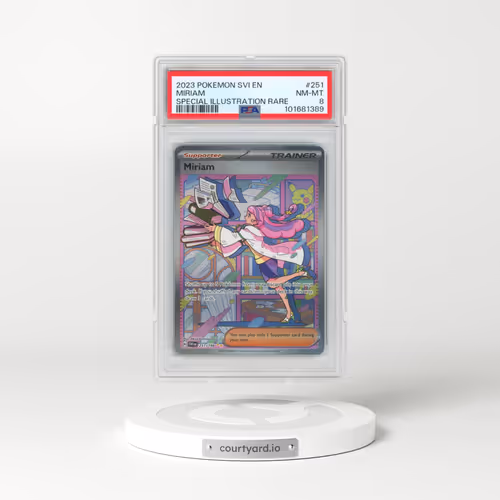 2023 Pokémon Svi EN-Scarlet & Violet #251 Miriam - Special Illustration Rare (PSA 8 NM-MT)