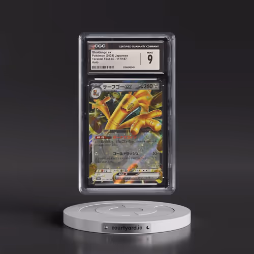 2024 High Class Pack: Terastal Fest ex - sv8a #117/187 Gholdengo ex - Holo (CGC 9 MINT)