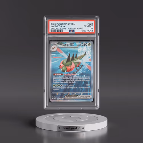 2025 Pokémon Dri EN-Destined Rivals #228 Yanmega EX - Holo Special Illustration Rare (PSA 10 GEM MIN
