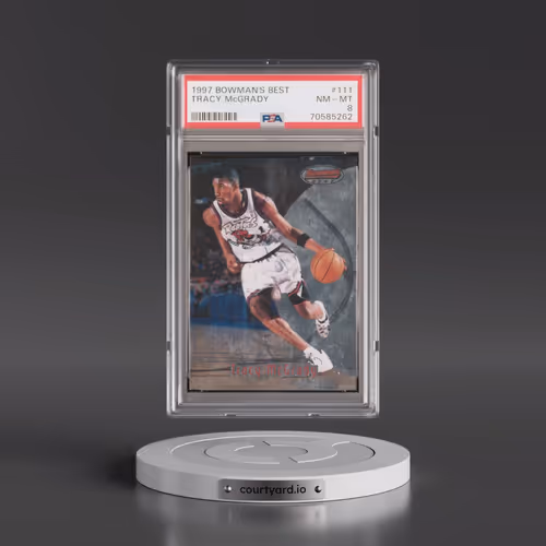 1997 Bowman's Best #111 Tracy McGrady (PSA 8 NM-MT)