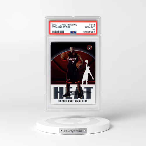 2003 Topps Pristine #113 Dwyane Wade (PSA 10 GEM MINT)
