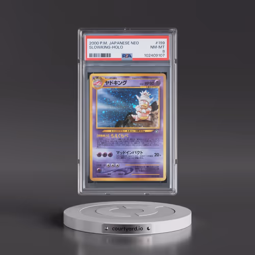 2000 Pokémon Neo #199 Slowking - Holo (PSA 8 NM-MT)