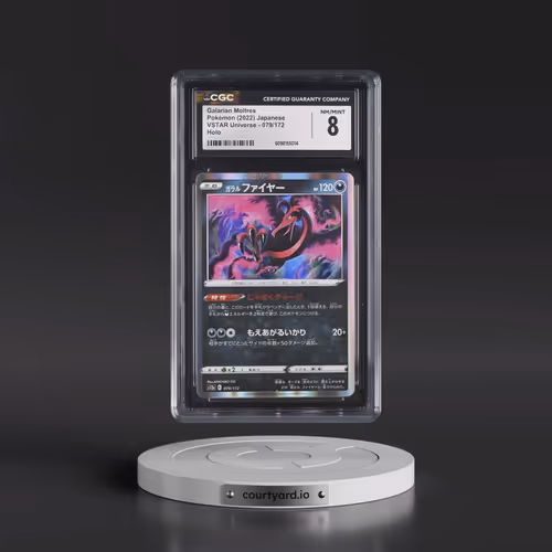 2022 VSTAR Universe #079/172 Galarian Moltres - Holo (CGC 8 NM-MT)