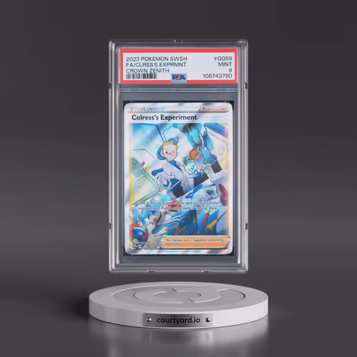 2023 Pokémon Sword and Shield Crown Zenith #GG59 Colress's Experiment - Full Art (PSA 9 MINT)