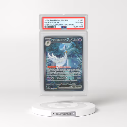 2024 Pokémon Paf EN-Paldean Fates #233 Gardevoir EX - Holo Special Illustration Rare (PSA 10 GEM MINT)