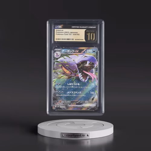 2023 Pokémon Card 151 #024/165 Arbok ex - Holo (CGC 10 PRISTINE)