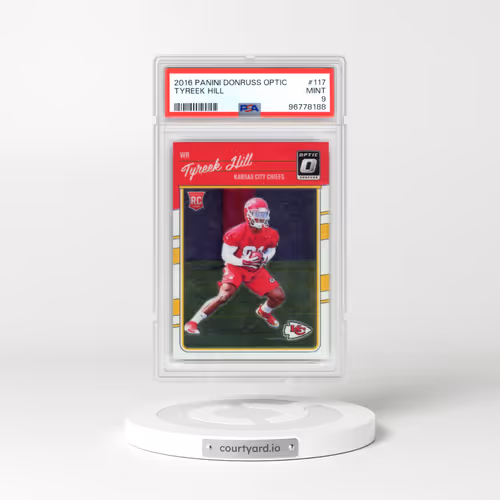 2016 Panini Donruss Optic #117 Tyreek Hill (PSA 9 MINT)