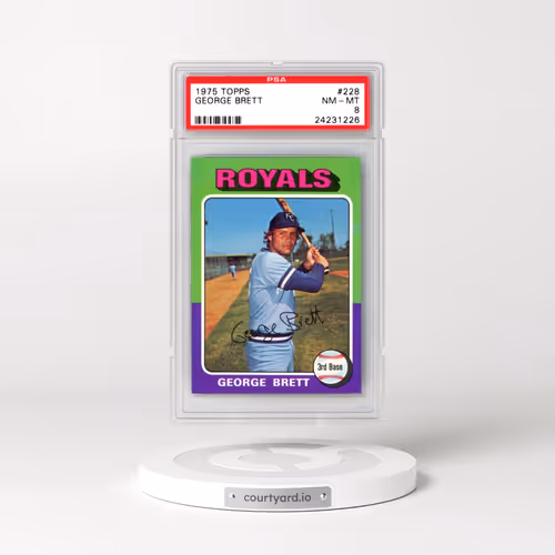 1975 Topps #228 George Brett (PSA 8 NM-MT)
