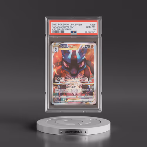 2022 Pokémon Sword & Shield Vstar Universe #226 Lucario Vstar - Full Art (PSA 10 GEM MINT)