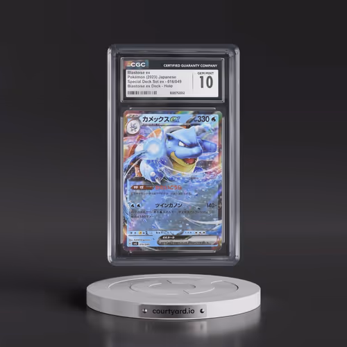 2023 Pokémon Svg-Venusaur & Charizard & Blastoise Special Deck Set EX #016 Blastoise EX - Holo (CGC