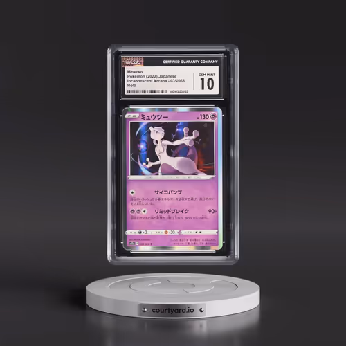 2022 Incandescent Arcana #035/068 Mewtwo - Holo (CGC 10 GEM MINT)