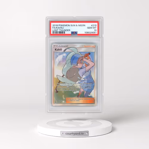 2018 Pokémon Sun & Moon Lost Thunder #210 Kahili - Full Art (PSA 10 GEM MINT)