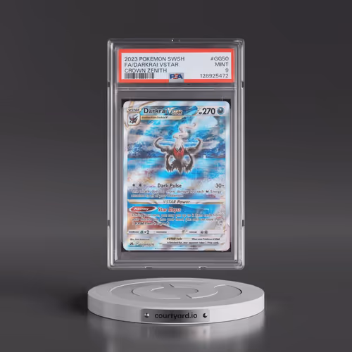 2023 Pokémon Sword and Shield Crown Zenith #GG50 Darkrai Vstar - Full Art (PSA 9 MINT)