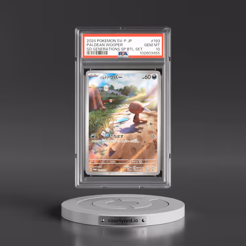 2024 Pokémon SV-P Promo #193 Paldean Wooper - Start Deck Generations Special Battle Set (PSA 10 GEM
