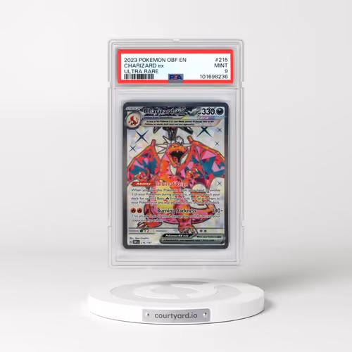 2023 Pokémon Obf EN-Obsidian Flames #215 Charizard EX - Holo Ultra Rare (PSA 9 MINT)