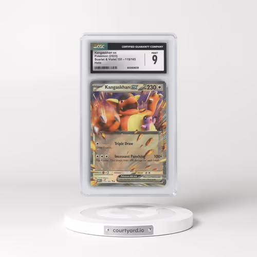 2023 Scarlet & Violet 151 - MEW EN #115/165 Kangaskhan ex (CGC 9 MINT)