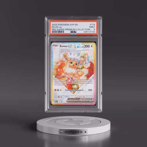 2025 Pokémon Svp EN-SV Black Star Promo #174 Eevee EX - Holo Prismatic Evolutions Super-Premium Coll