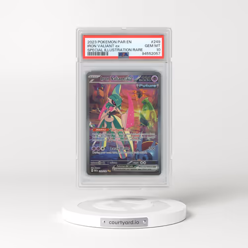 2023 Pokémon Par EN-Paradox Rift #249 Iron Valiant EX - Holo Special Illustration Rare (PSA 10 GEM MINT)
