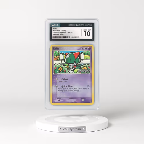 2005 EX Delta Species #81 Ralts - Holo (CGC 10 GEM MINT)