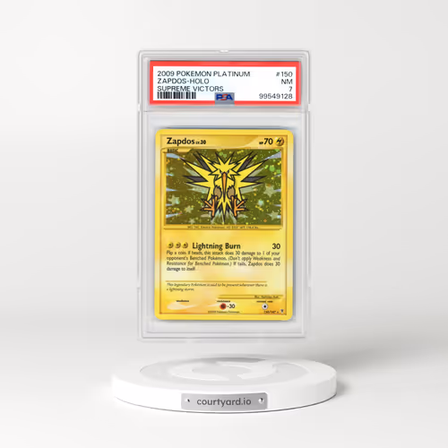 2009 Pokémon Platinum Supreme Victors #150 Zapdos - Holo (PSA 7 NM)