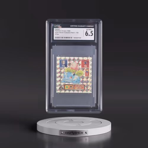 1996 Hyper Sticker Collection Part 1 (1996) #153 Ivysaur - Prism (CGC 6.5 EX-NM+)