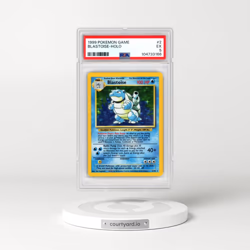 1999 Pokémon Game #2 Blastoise - Holo (PSA 5 EX)